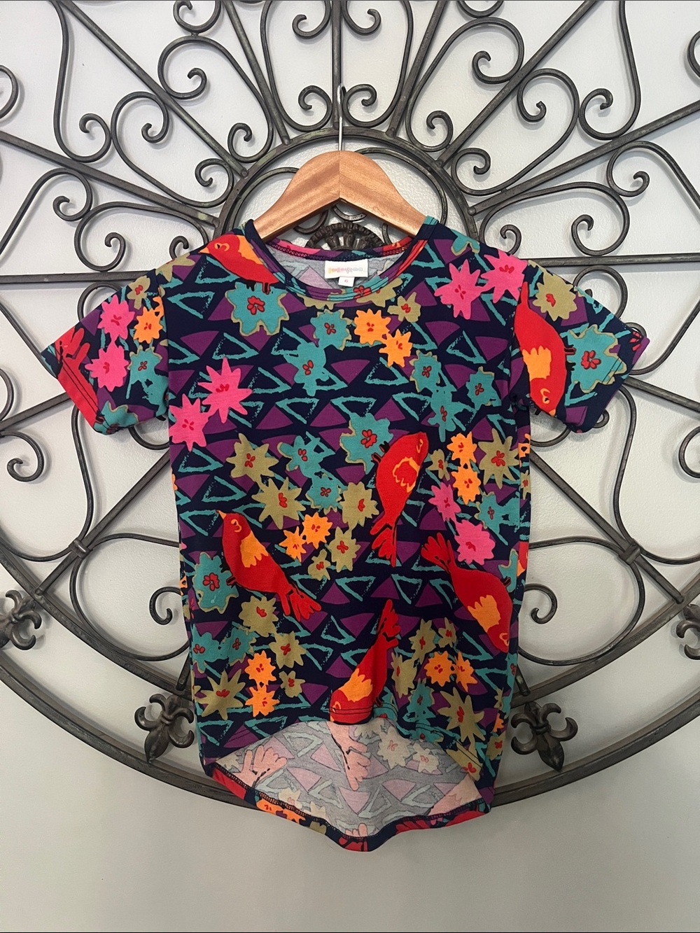 LuLaRoe Kids Short Sleeve Tee - Navy, Red, Pink, Teal, Yellow
